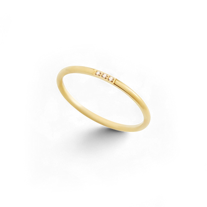Dalia – Anillo de Diamantes Delicados