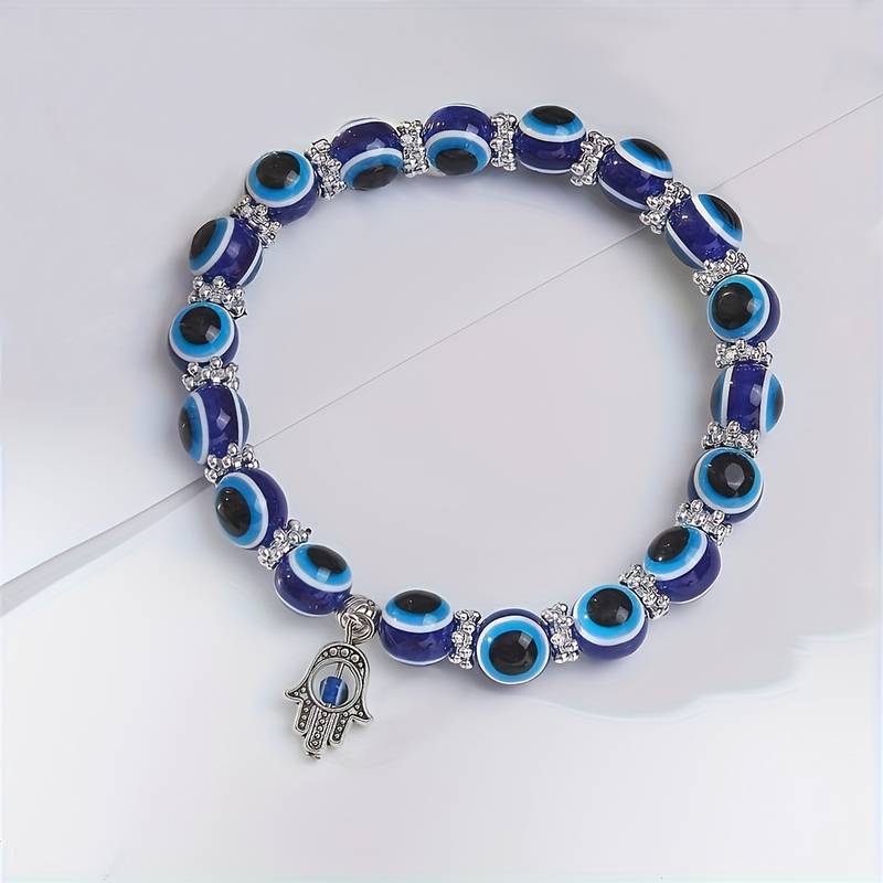 Evil Eye Ocean Style Pulsera de Tobillo - Karma y Suerte