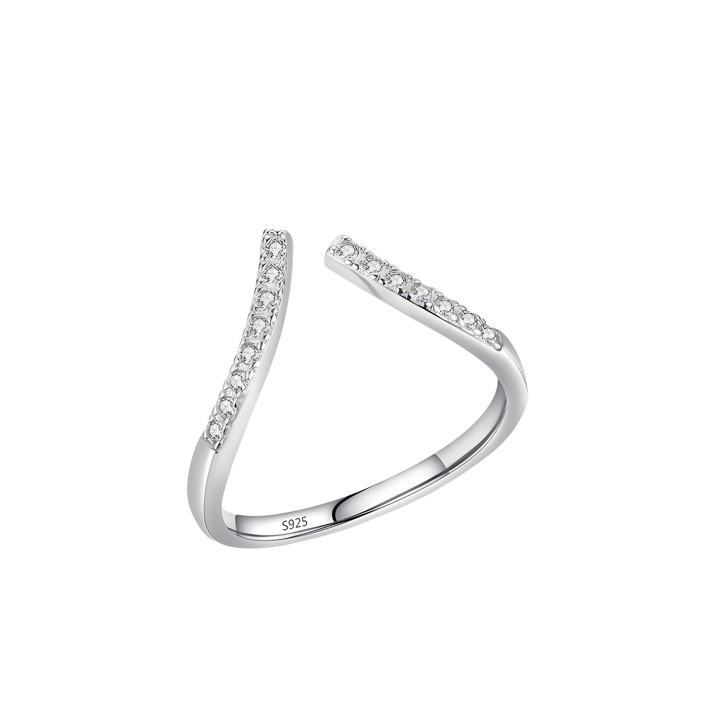 Freda – Anillo Abierto de Plata Esterlina