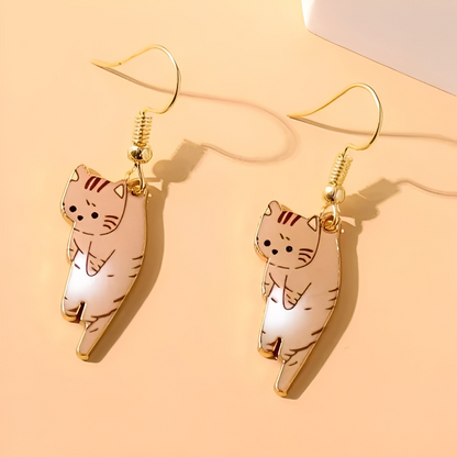 Kate – Pendientes Colgantes Gato
