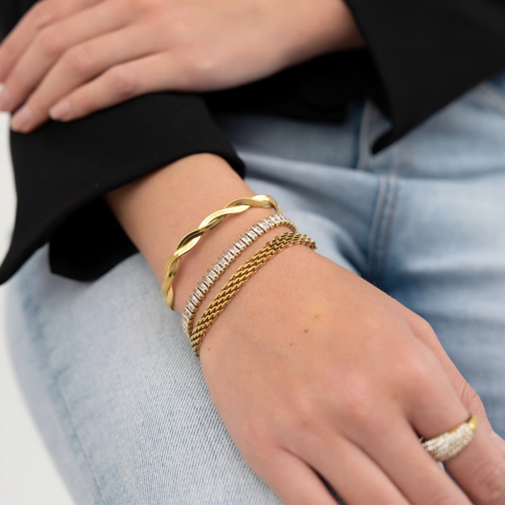 Jara – Pulsera Mesh Cascada