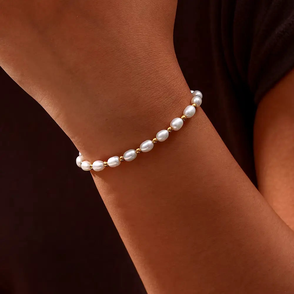 Alma – Pulsera Vintage con Perlas Naturales