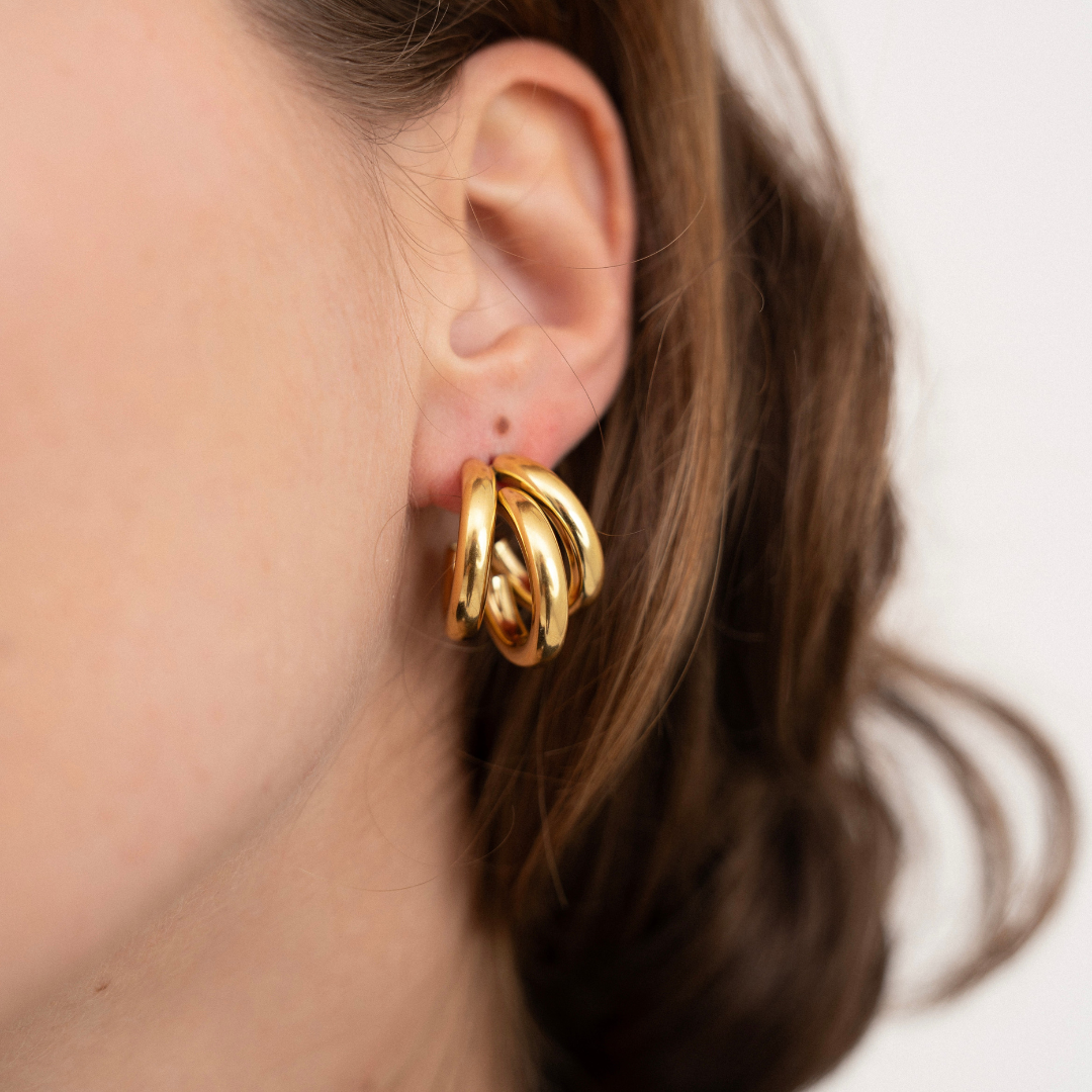 Maloi – Pendientes Aro Triple