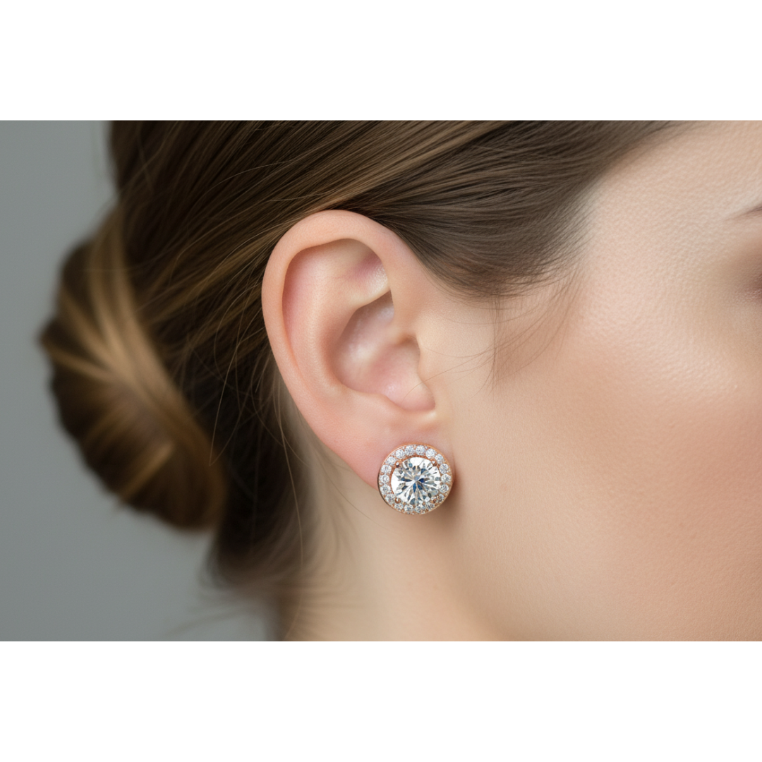Porcy – Pendientes Zirconia Creativos Elegantes