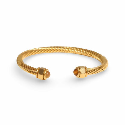 Thea – Pulsera Dorada Elegante