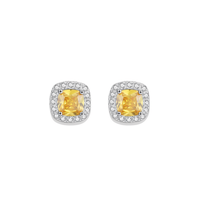 Diana – Pendientes de Brillo Amarillo