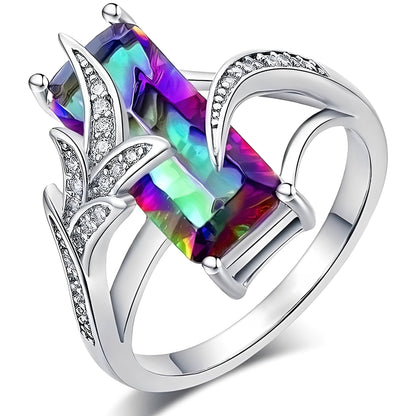 Valerie – Anillo Brillante en Topacio Arcano
