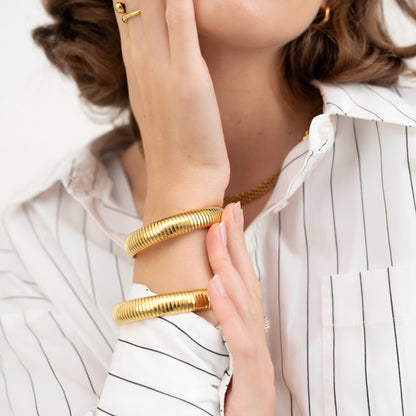 Jikka – Pulsera Bangle Snake Flexible
