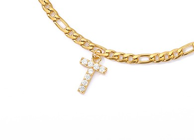 Love Initial Anklet - Pieza de tobillo con su inicial
