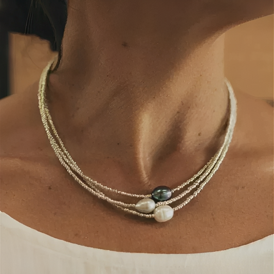 Ameline – Collar Vintage en Perlas de Agua Dulce