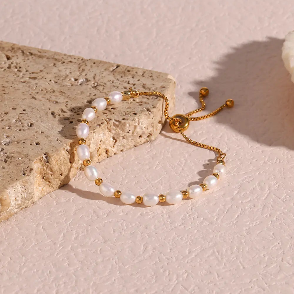 Alma – Pulsera Vintage con Perlas Naturales