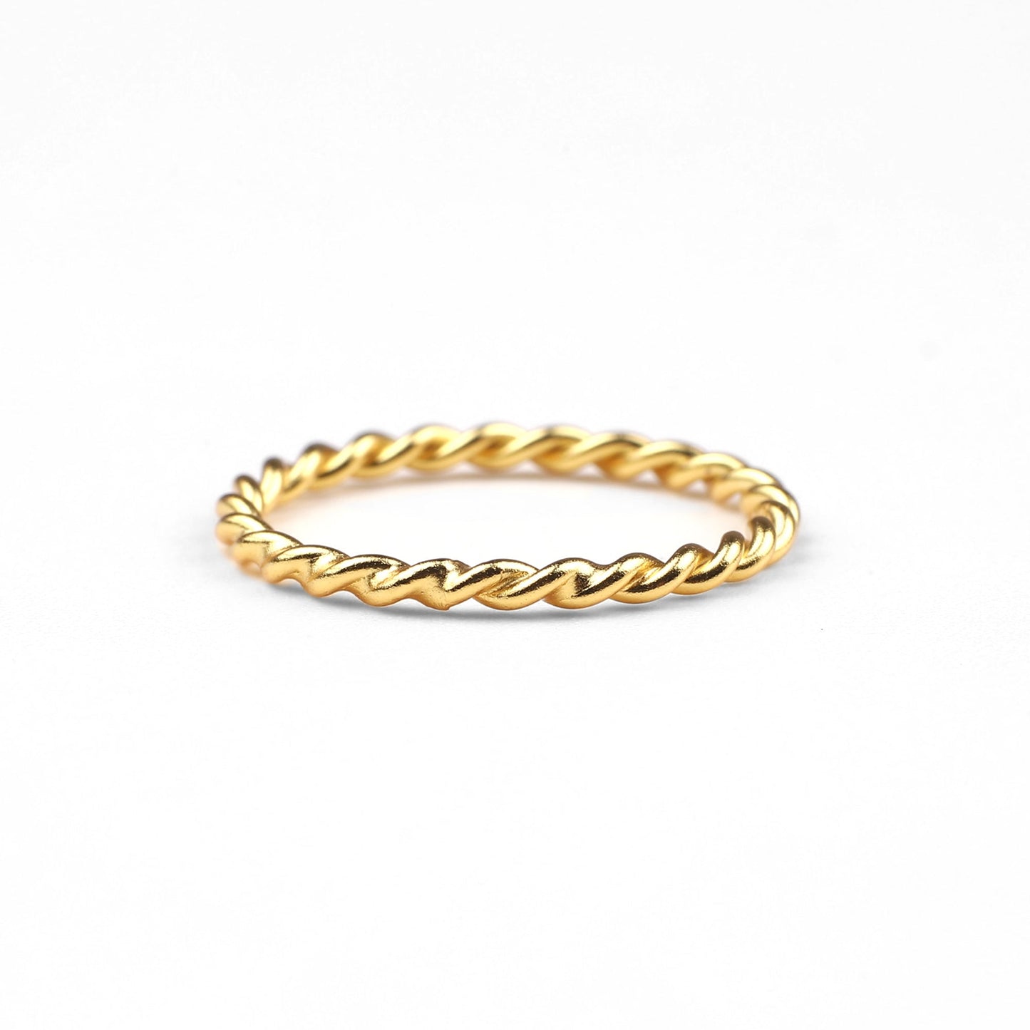 Manon – Anillo Apilable Trenzado