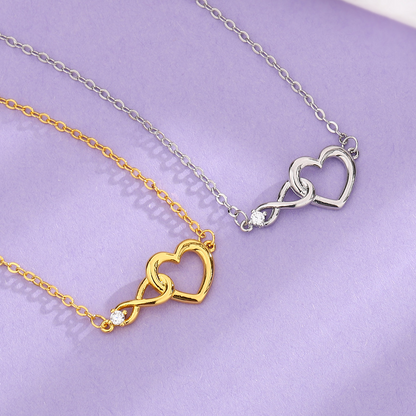 Pulsera Corazón Infinito - Pulsera Delicada de CZ