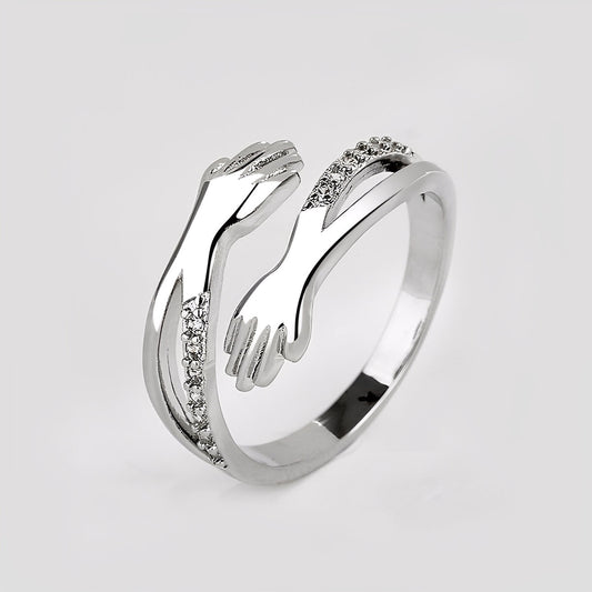 Fern – Anillo Abrazo Diamantado