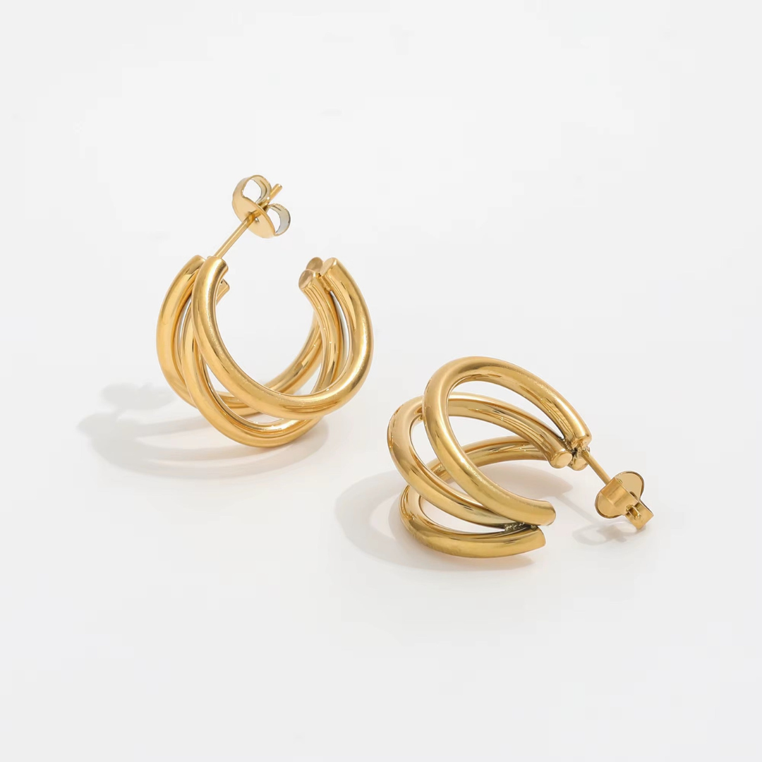 Maloi – Pendientes Aro Triple