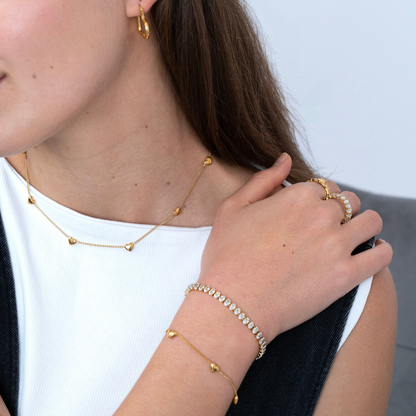 Kara – Collar Corazones Románticos