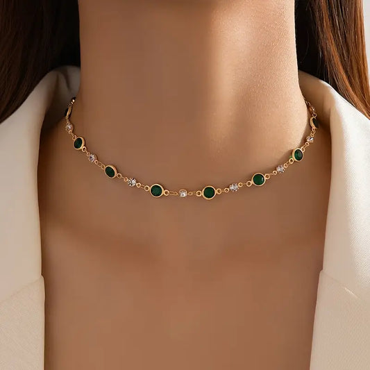 Esmeralda – Collar Colgante Verde Esmeralda
