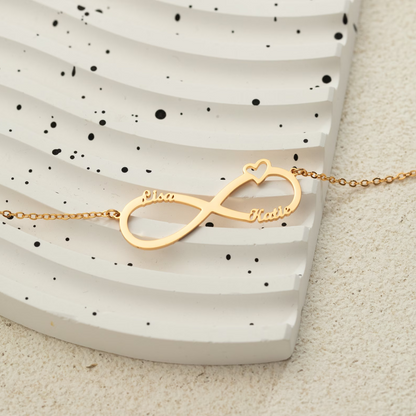 Collar Infinity Personalizado - Collar de Nombre Infinito