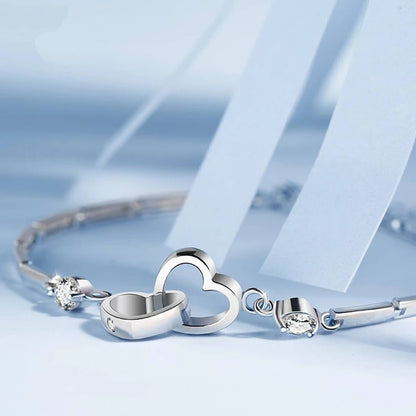 Pulsera Corazón Ajustable para Damas