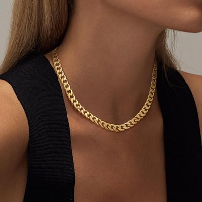 Anabel – Collar a Eslabones Dorados