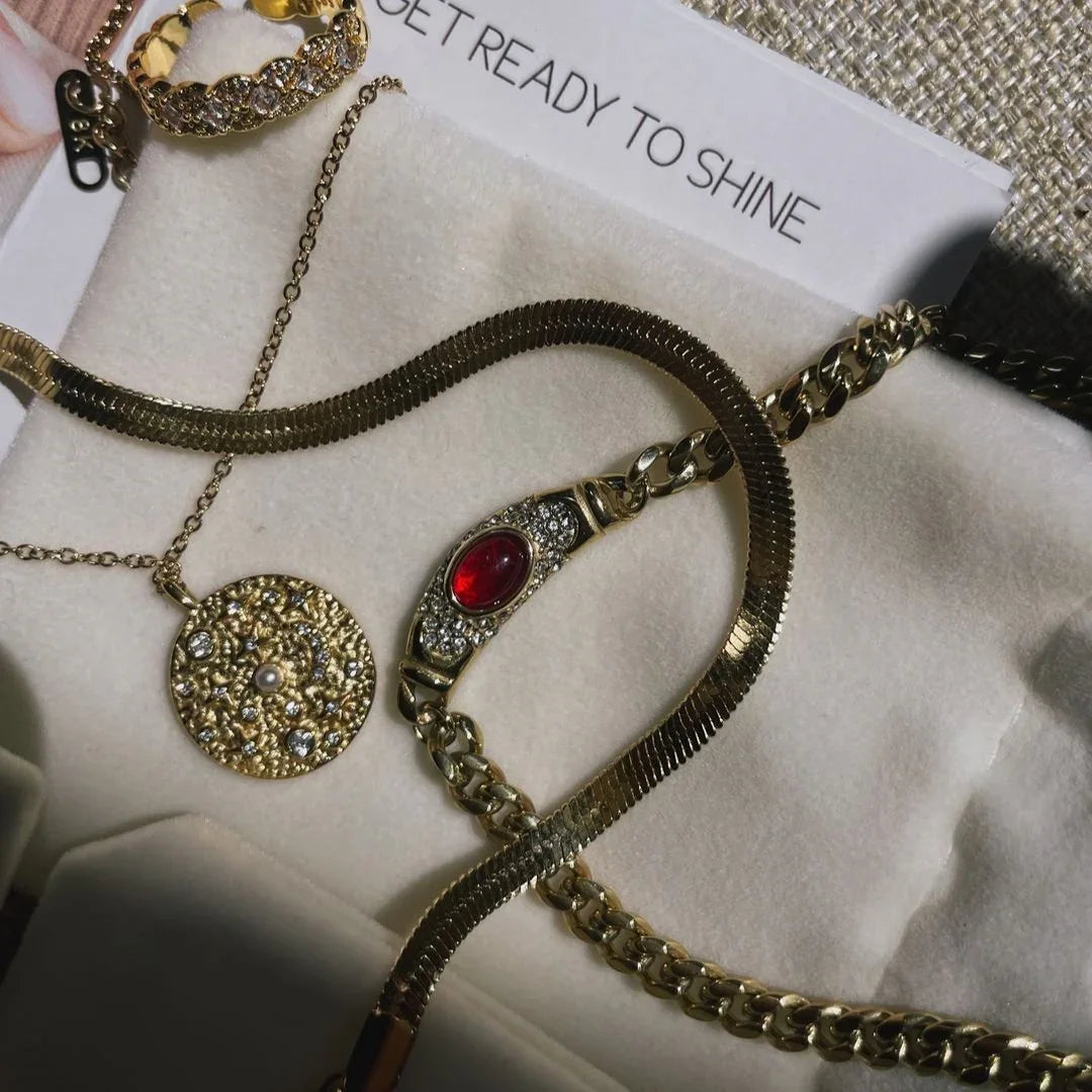 Collar con Colgante para Mujeres y Cadena de Extensión