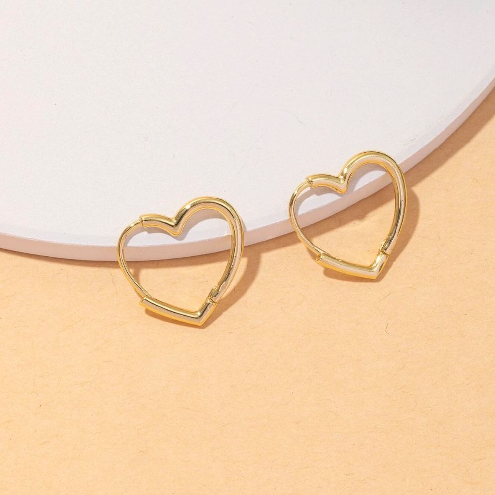 Damas Aros Corazón - Par
