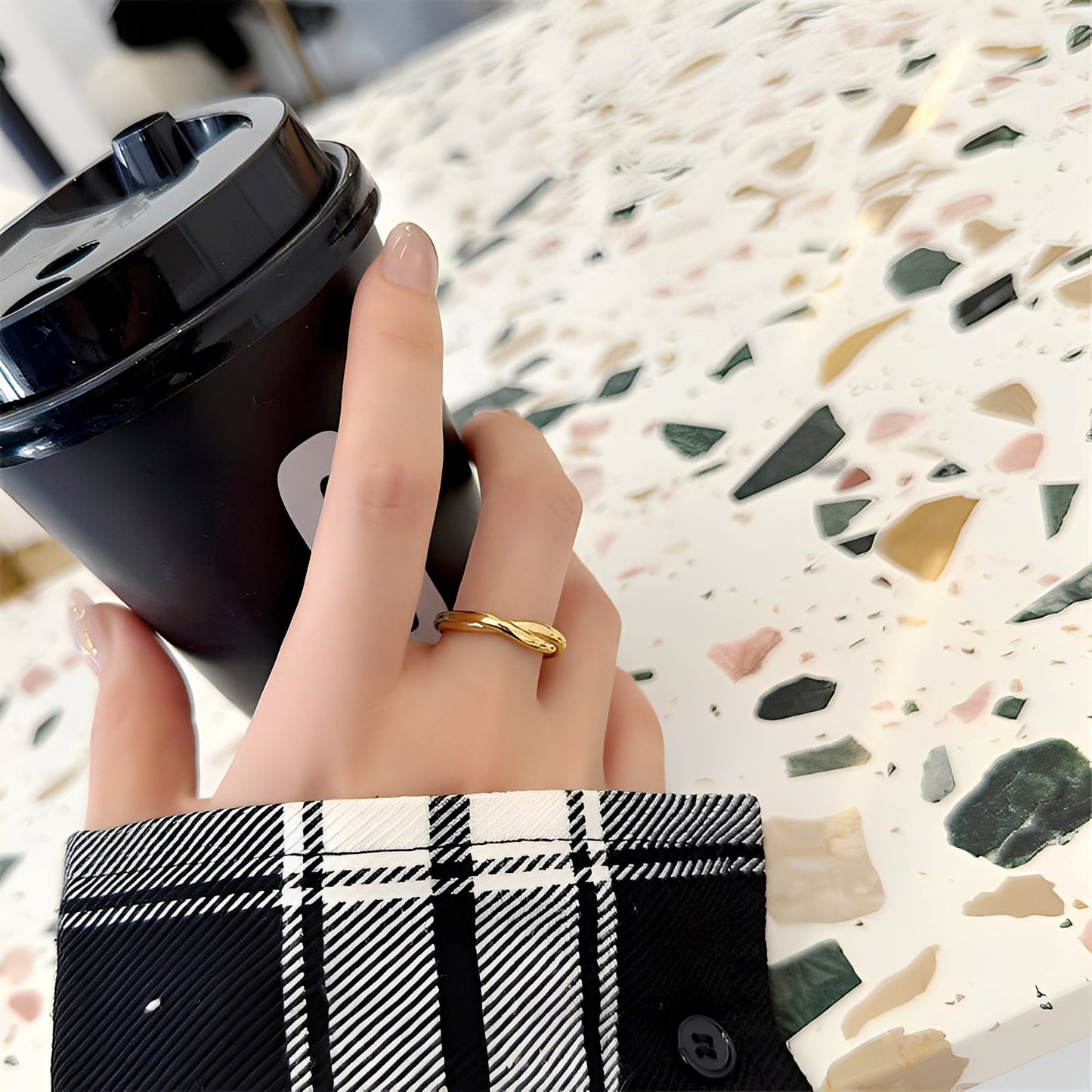 Amaya – Bague Doble Anillo Elegante