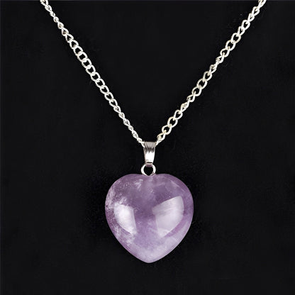 Alma – Collar Corazón en Cristal Natural