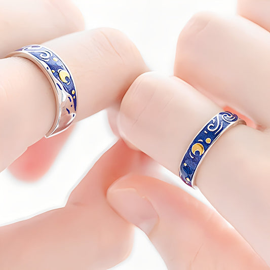 Shiloh – Conjunto de Anillos Noche Estrellada