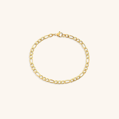 Saturn - Pulsera de cadena dorada
