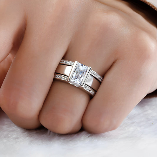 Vivienne – Anillo Vintage con Vidrio Incrustado