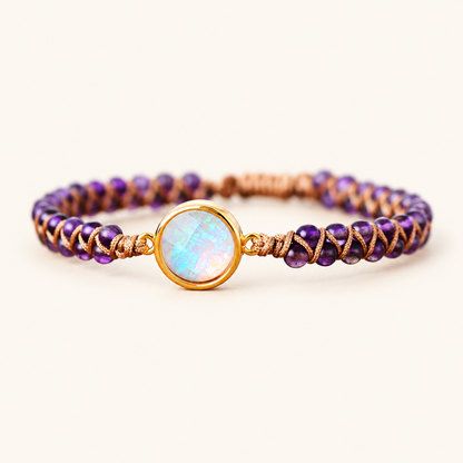 Pulsera de perlas ajustable para damas