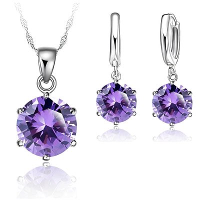 Sylvaine – Conjunto Elegante en Cristal