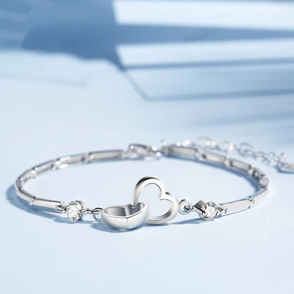 Pulsera Corazón Ajustable para Damas