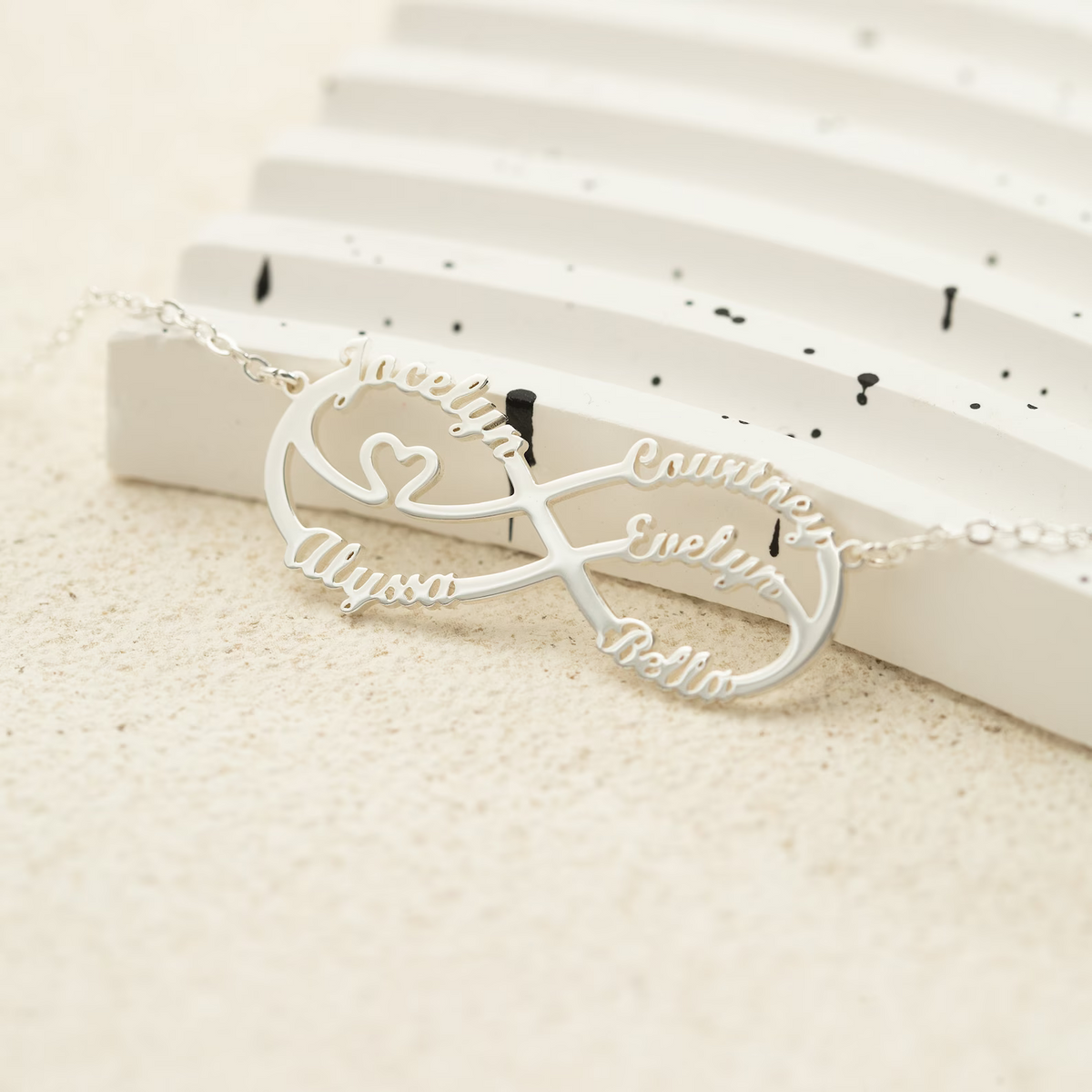 Collar Infinity Personalizado - Collar de Nombre Infinito
