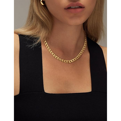 Anabel – Collar a Eslabones Dorados