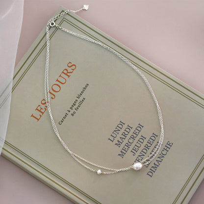 Brillo de serenidad - Collar de Perlas de Agua Dulce