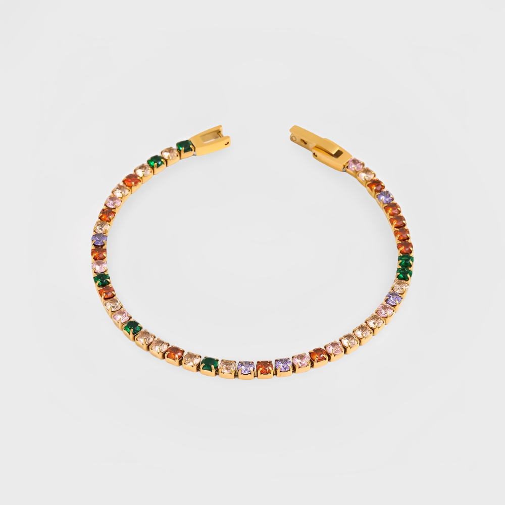 Linda – Pulsera Tennis Multicolor