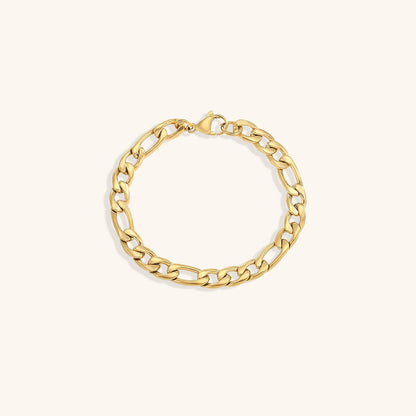 Saturn - Pulsera de cadena dorada