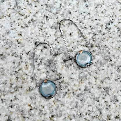 Sirena – Pendientes Vintage con Cristales del Océano