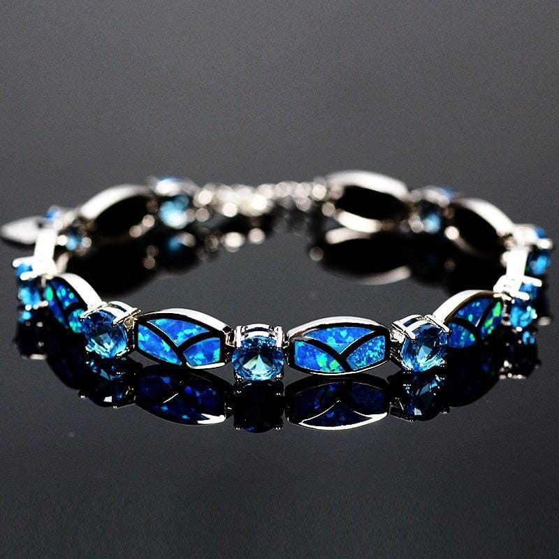 Cora – Pulsera Encanto en Ópalo de Fuego