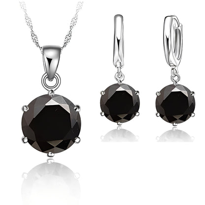 Sylvaine – Conjunto Elegante en Cristal