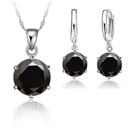 Sylvaine – Conjunto Elegante en Cristal