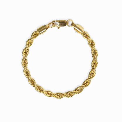 Raya – Pulsera Cadena Cuerda Dorada