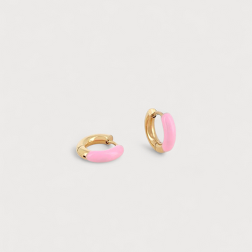Pendientes de Mujer en Set de 2 con Acentos Coloreados y Forma Compacta