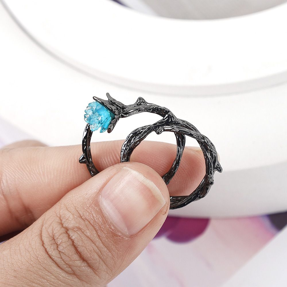 Dama Anillo Ajustable de Espinas con Diseño Abierto