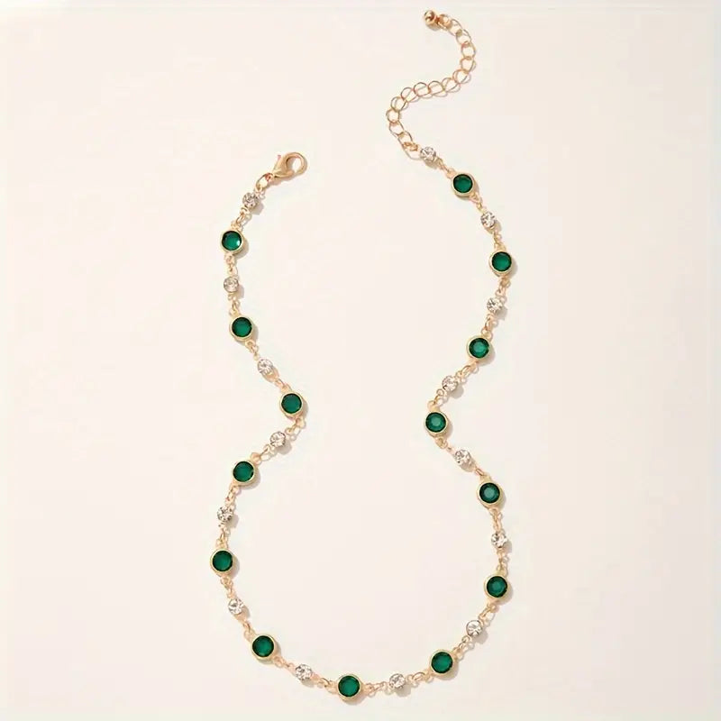 Esmeralda – Collar Colgante Verde Esmeralda