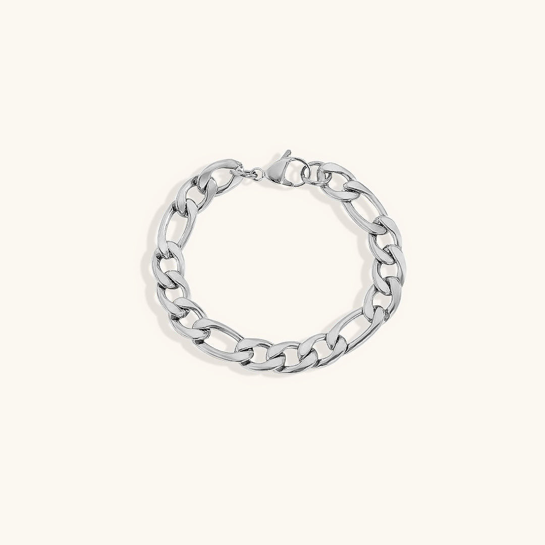 Saturn - Pulsera de cadena dorada