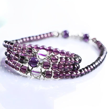 Mia – Pulsera & Collar Espiritual Ametista