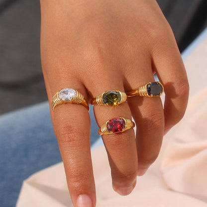 Beatrice – Anillo “Compromiso” 18 K Oro